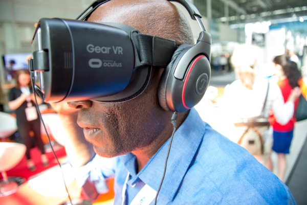 Man with headset